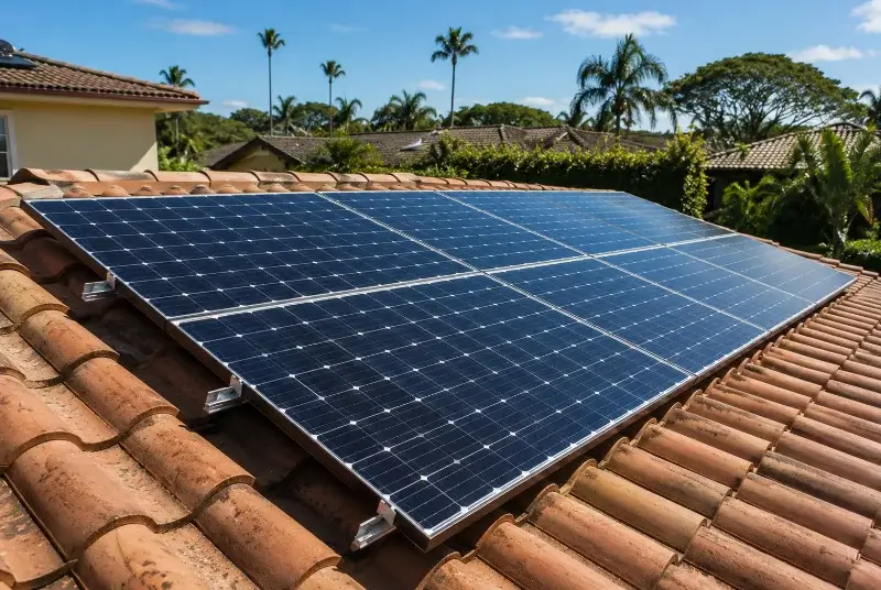 Installation de panneaux solaires à Saint-Siffret